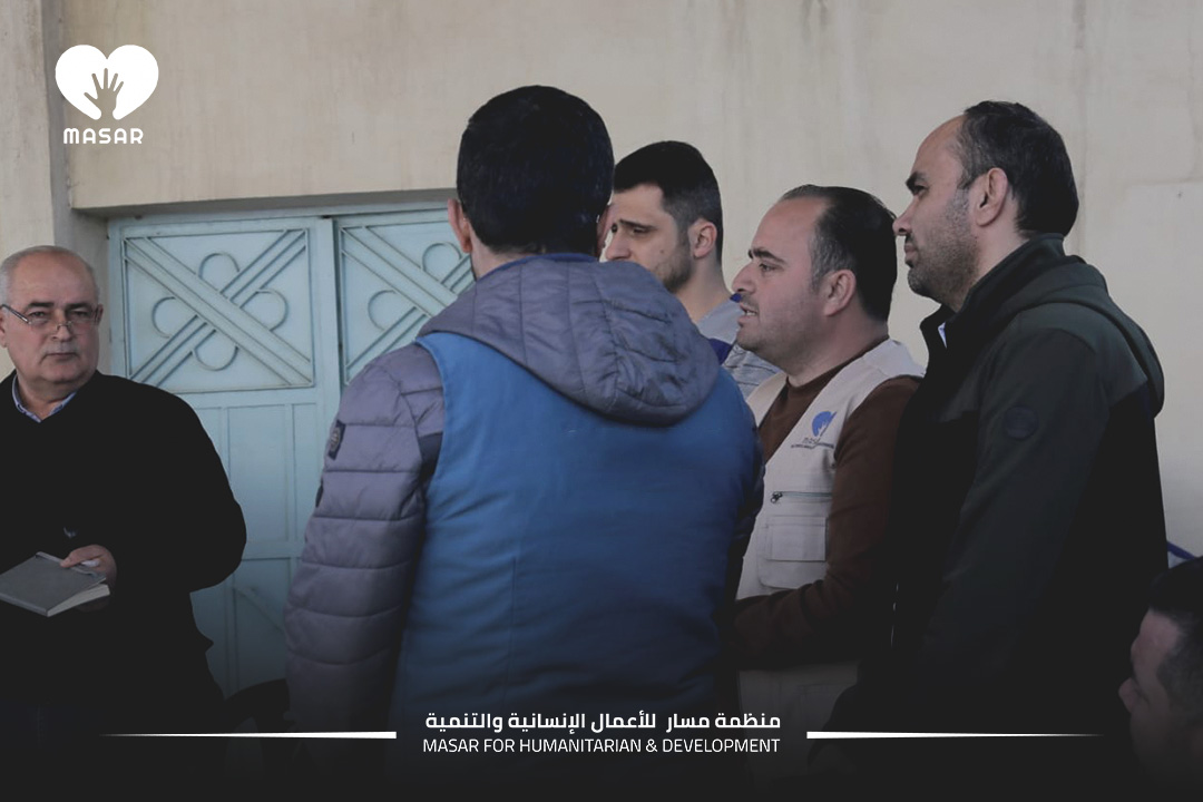 masarsyria's tweet photo. which included a team from UNICEF and LNGOs, the team presented the most important emergency interventions and response as well as direct damages from the earthquake in funded health projects.
#MASAR_HD ... We Are Ready To Serve.
#زلزال #الشمال_السوري
#syria #turkey #earthquake https://t.co/uxu7MyRGrc