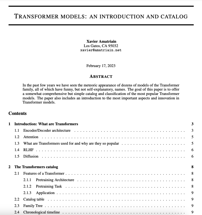omarsar0's tweet photo. Transformer models: an introduction and catalog

This is an excellent study guide to familiarize yourself with the most popular Transformer models.

https://t.co/yKjCM15vam https://t.co/4Dlrf9n5t6