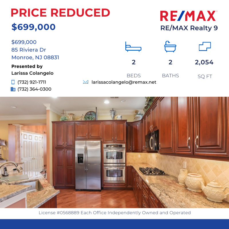 NJRealtor911's tweet photo. Come See this Gorgeous Home at Open House Sunday 2/19 from 12-2. 
Located in Very  Desired 55+ Gated Community Regency@Monroe.
Call Larissa Colangelo 732-921-1711 for additional details. https://t.co/9H8FAZPzIt