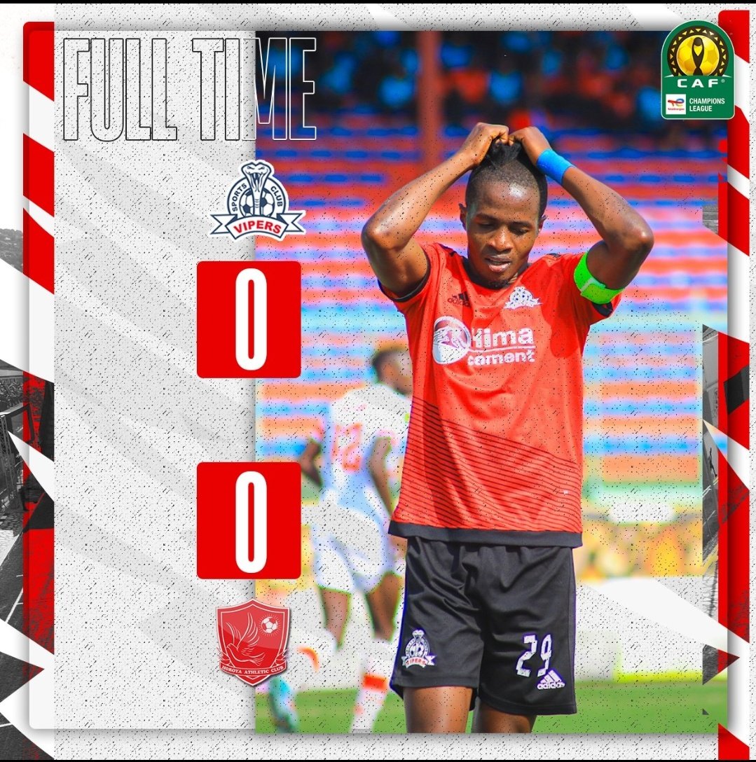 RedPepperUG's tweet photo. Not the result needed! FT: @VipersSC 0 - 0 Horoya AC #VIPHAC #TotalEnergiesCAFCL
Good evening from St.Mary's Stadium, Kitende https://t.co/pIbqOOXEjN