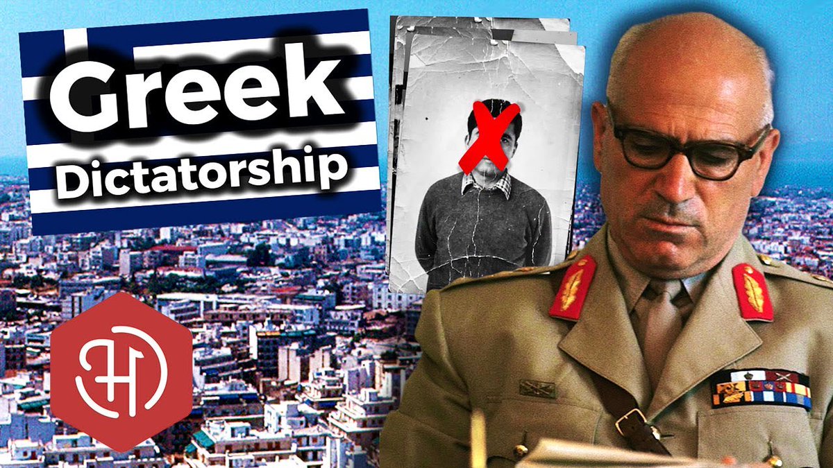 HustleHistory's tweet photo. NEW VIDEO - The Greek Junta (1967–1974) – The Regime of the Colonels.
https://t.co/eo35OxrKe8
#history #historyhustle #historyhustleofficial #historyhustler
#coldwar #junta #greekjunta
#greece #greek #athens #athene #athen #athena #athensgreece #athenscity https://t.co/q1GGryHkk2