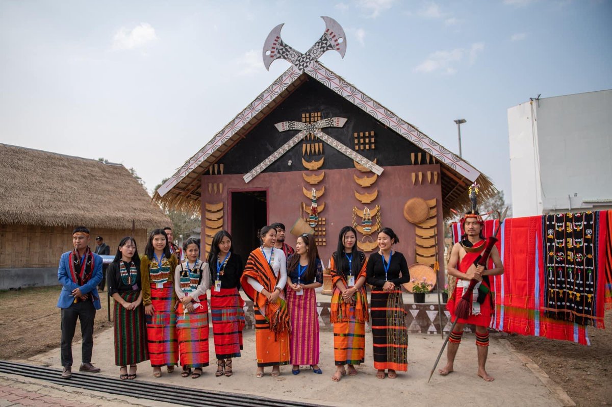 BJP4Manipur's tweet photo. @NBirenSingh @BJP4India @narendramodi @JPNadda @sambitswaraj @AShardaDevi @RajatSethi86 The delegates of the #G20 summit were invited to explore the vibrant cultural heritage of Manipur by visiting the Sangai Ethnic Park. The delegates had the opportunity to witness &amp; experience the diverse cultures, traditional dances,&amp; music performances.

@BJP4India @narendramodi https://t.co/Sq2kKBh6oB