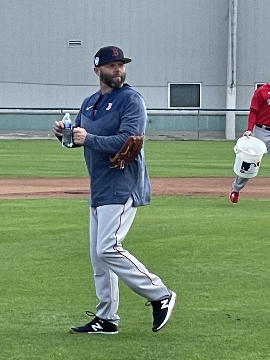 The Red Sox have a guest instructor in camp