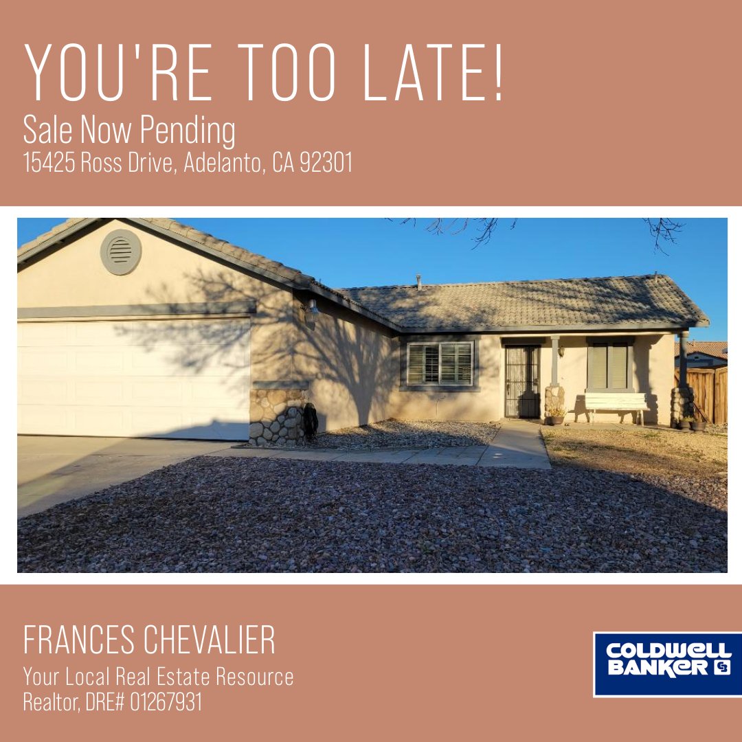 realtor_fran's tweet image. This property is now pending, but don't worry. Contact me for information about homes currently on the market and a few that are coming soon! #salepending #realestate #yourscouldbenext #callfranthencallthemovingvan