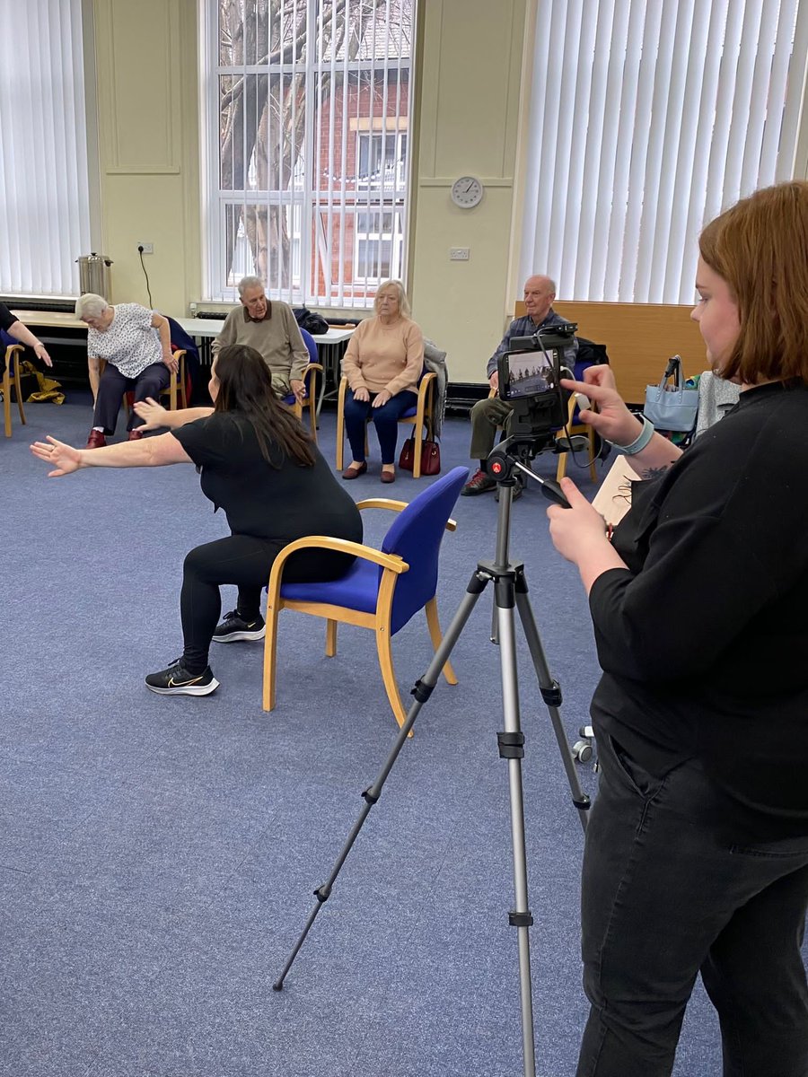 ageuknt's tweet photo. Our seated Zumba class will be featured on @TyneWearLocalTV!
Tune in this Monday 20th February at 7PM to see their amazing moves๐บ
For more information call 0191 287 7012 or email healthandwellness@everyday.org ๐จโ๐ป
#ActiveAge #EquallyWell #ReconditionTheNation @ReconGamesUK https://t.co/o1TMR1oPDX
