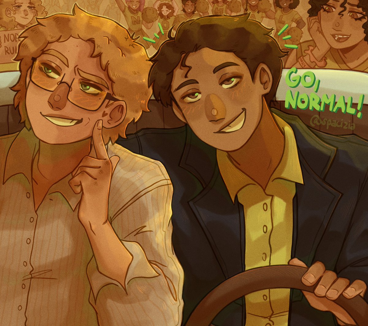 spacizia's tweet photo. the pride of teen high!
#dndads #dungeonsanddaddies #normaloak #hermietheunworthy https://t.co/cQ0CJHBBv6