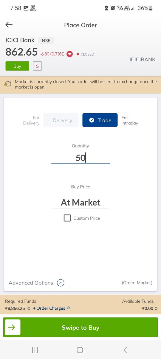 Abhik121's tweet photo. I try Paytm money for lowest brokerage charges . But  I noticed  price is different and market is closed. Why @PaytmMoney .
I compared with 3 broker @upstox @fyers1 @PaytmMoney .
Dear @SEBI_India please look into this matter. Why paytm charges is more even it give low brokerage https://t.co/Ow9ypmDlti
