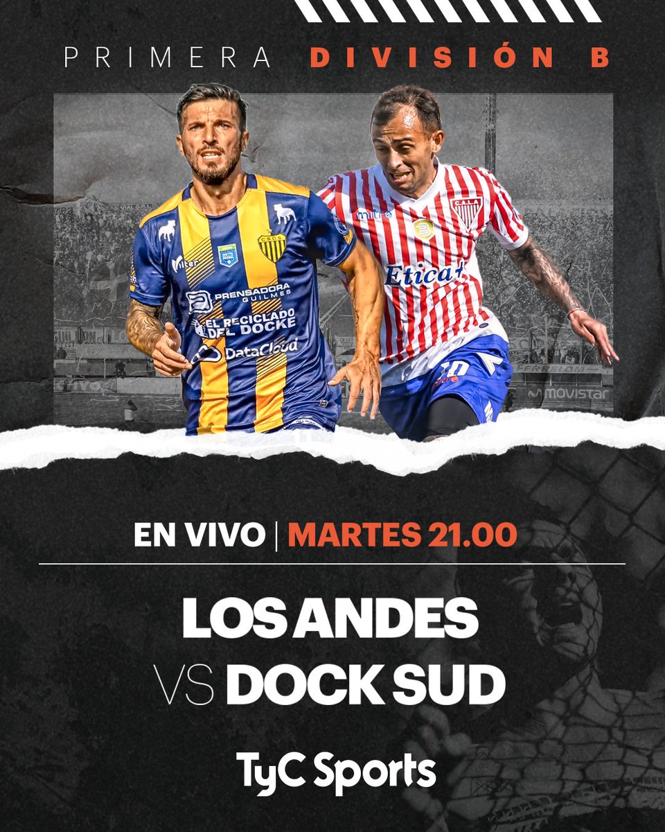 TyC Sports on Twitter "Primera B Los Andes vs Dock Sud en vivo por