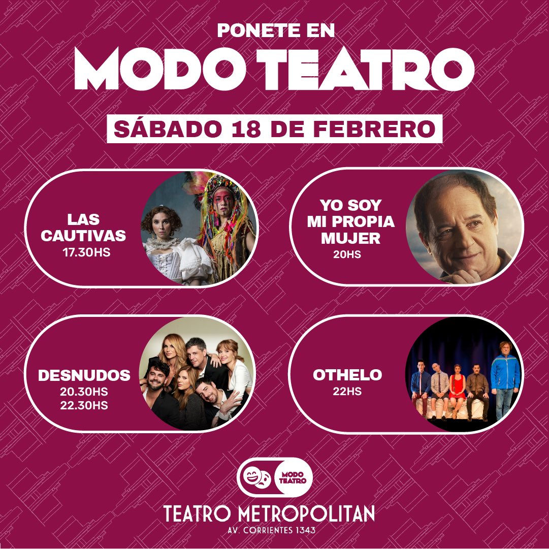 Teatro Metropolitan tweet media