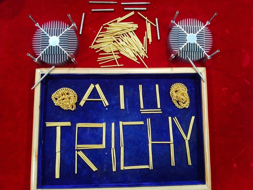 Tamil Nadu | AIU Trichy seized two unfinished gold chains weighing 179 grams & 1… Tamil Nadu | AIU Trichy seized two unfinished gold chains weighing 179 grams & 1…