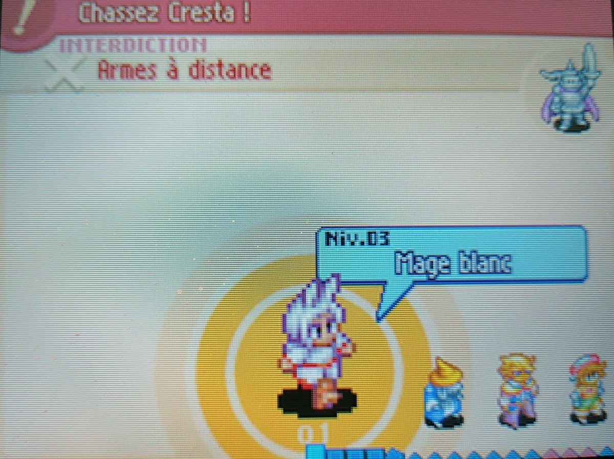magus1er's tweet image. En attendant prêt de la sonnette de ma porte d&apos;entrée que hypothétiquement le chauffagiste passe pour réparer mon chauffe eau 😒
Je me fait une petite partie de #FinalFantasyTacticsA2 sur ma #Nintendo3DS 😃