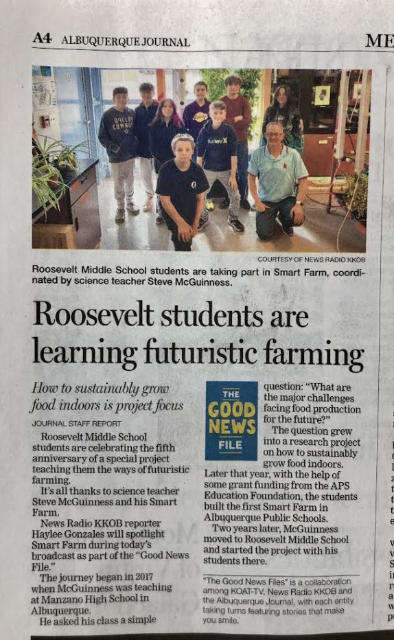 Check out the awesome things happening at Roosevelt Middle School! Listen to the story:  omny.fm/shows/news-rad…