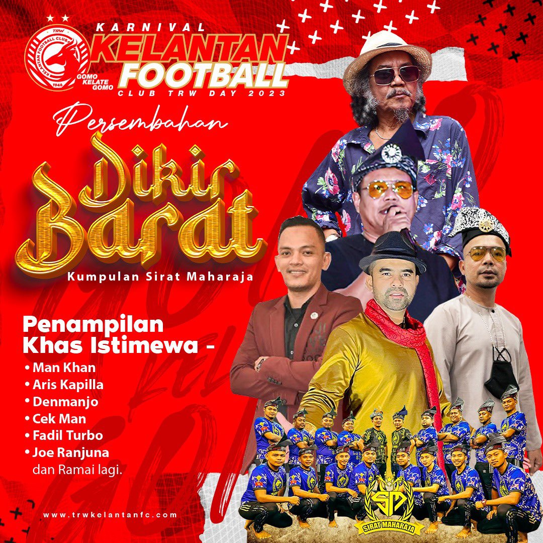 TRW DAY 2023 | PERSEMBAHAN DIKIR BARAT

Jom bersama-sama kita memeriahkan suasana karnival esok dengan persembahan dikir barat dari kumpulan sirat maharaja serta beberapa penampilan istimewa.

#ThePowerOfGomoMindset #trwday #Zamburger #lascoffee #adminlan #mzgold