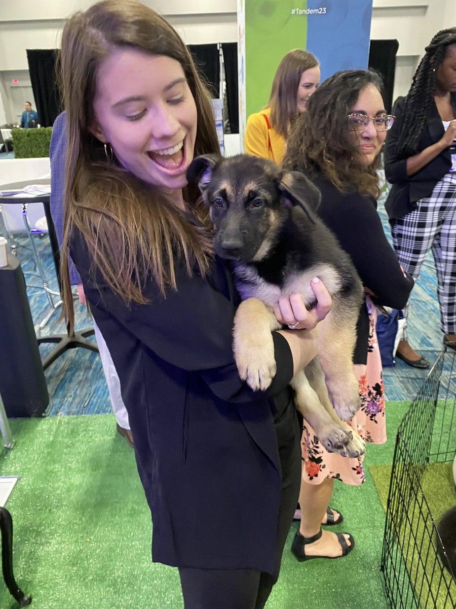 Last day of #Tandem23 - had to get those last few puppy cuddles in!! 🐶 <a href="/ASTCT/">ASTCT</a>