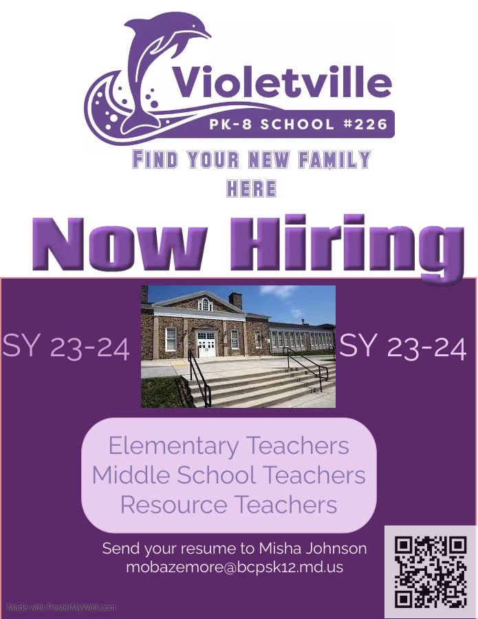 Lauren Brown (@imthatprincipal) on Twitter photo 🔎Looking for some great teachers to add to our Ohana! Join us and become a part of the Vibe! 🫶🏽💜🐬#Ohana226 <a href="/PlaceTos/">Stacy Tosé</a> @John_L_Davis_Jr 🔎Looking for some great teachers to add to our Ohana! Join us and become a part of the Vibe! 🫶🏽💜🐬#Ohana226 <a href="/PlaceTos/">Stacy Tosé</a> @John_L_Davis_Jr