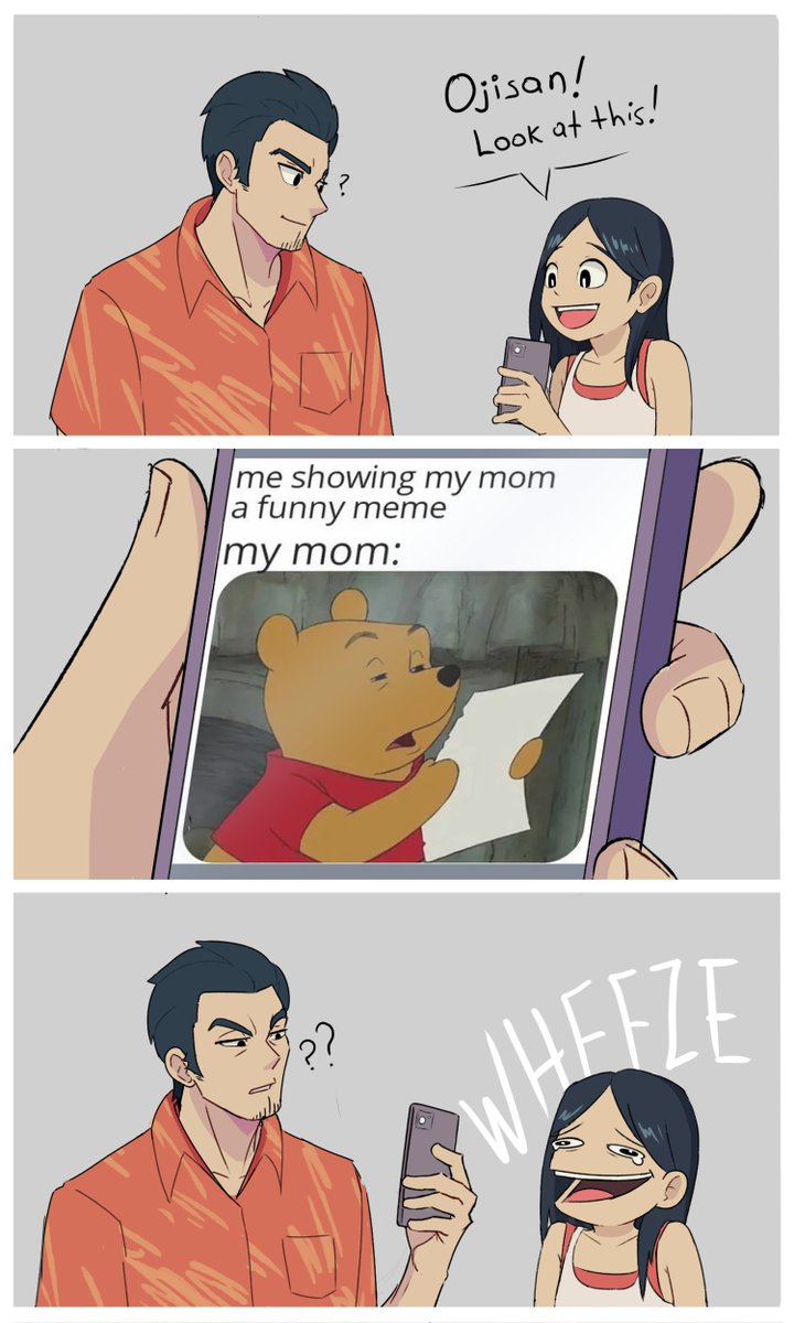 Kiryu's a boomer

(Redraw of @steohsama's meme)

#yakuza #rgg #龍が如く