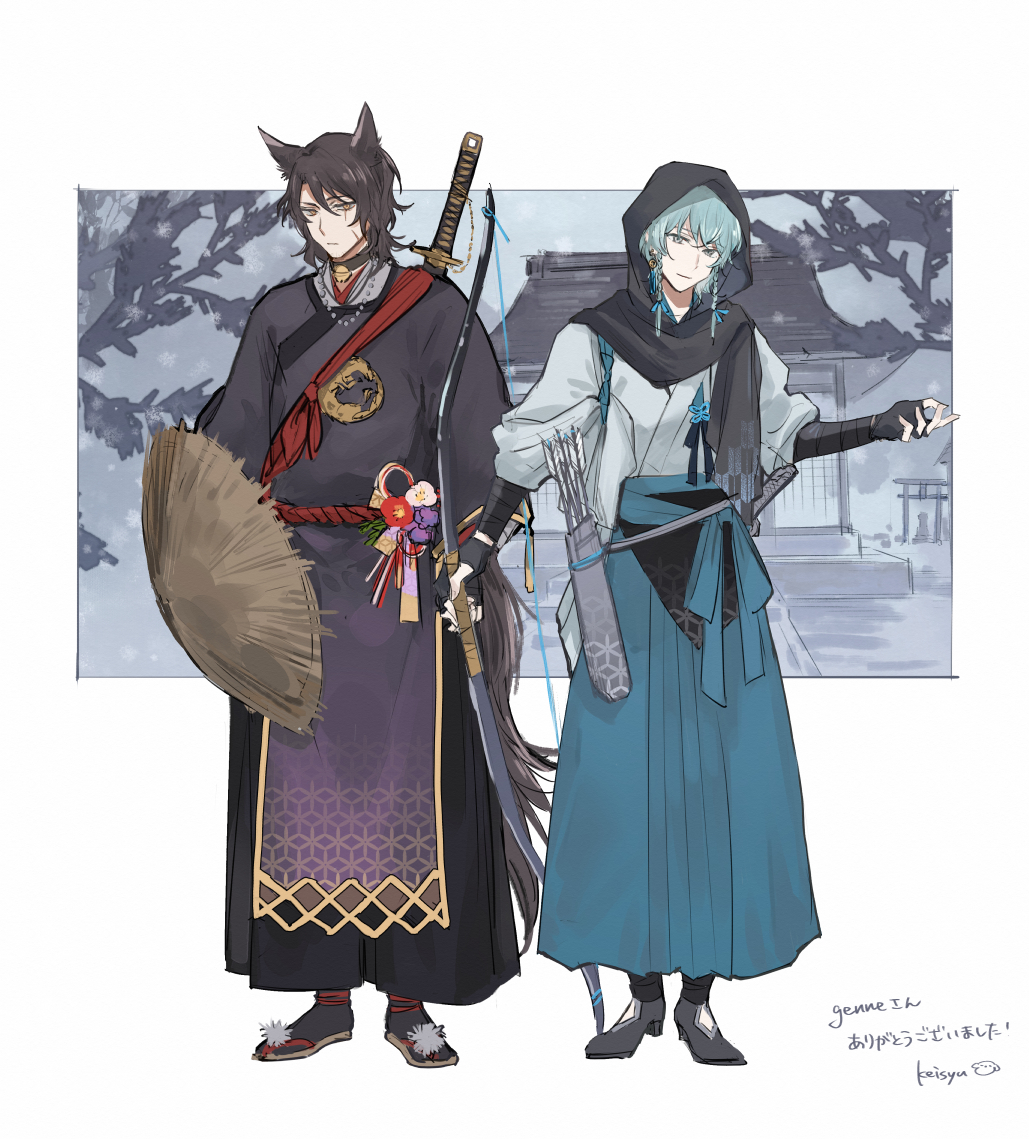 「キャラデザご依頼ありがとうございました! #Skeb #Commission」|黒江景秋のイラスト