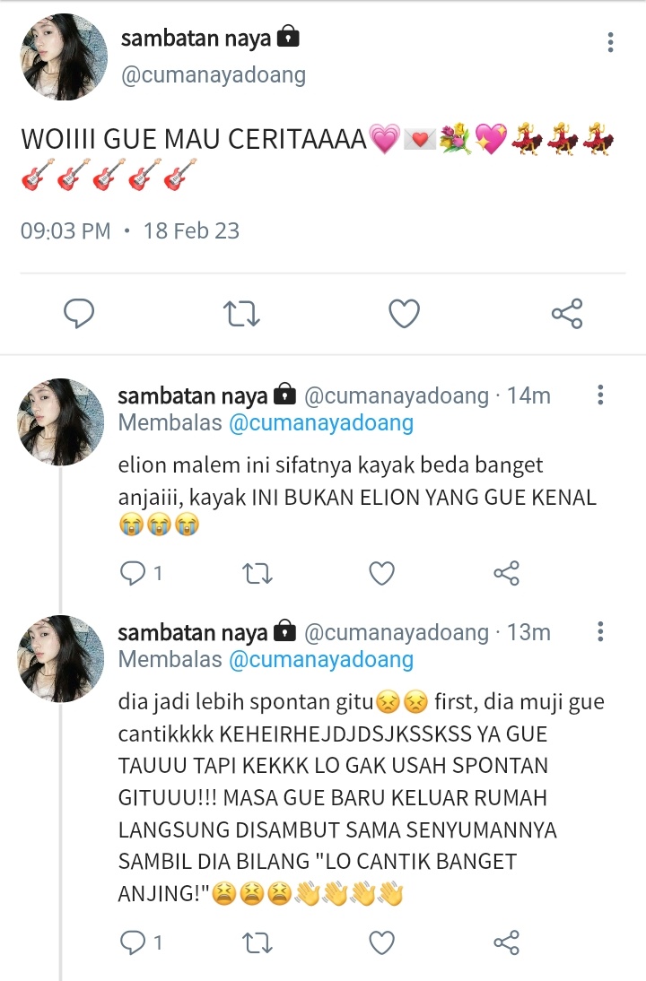 exxaraaa's tweet photo. 193. cerita naya https://t.co/QYFcVmsABH