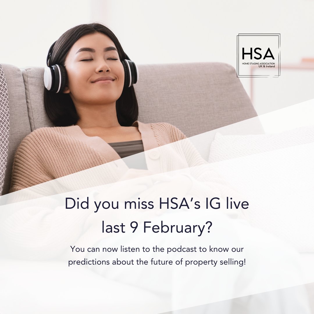 Did you catch the IG live of @paloma.harrington and @natalieevansuk of @littlebarndoor last 9 Feb? 

Listen to the podcast here: zurl.co/CuHQ 

#hsapodcast #homestaging #homestaginguk #propertysellingin2023 #natalieevans #littebarndoor #palomaharrington