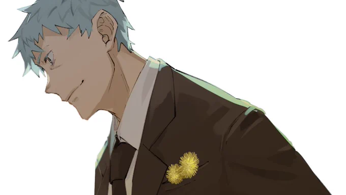後で見返すと手直ししたいとこ見えてきてしまうあるある。ちょっと直したのでぺたり。あ、ちなみに胸ポケットのはたんぽぽです。 