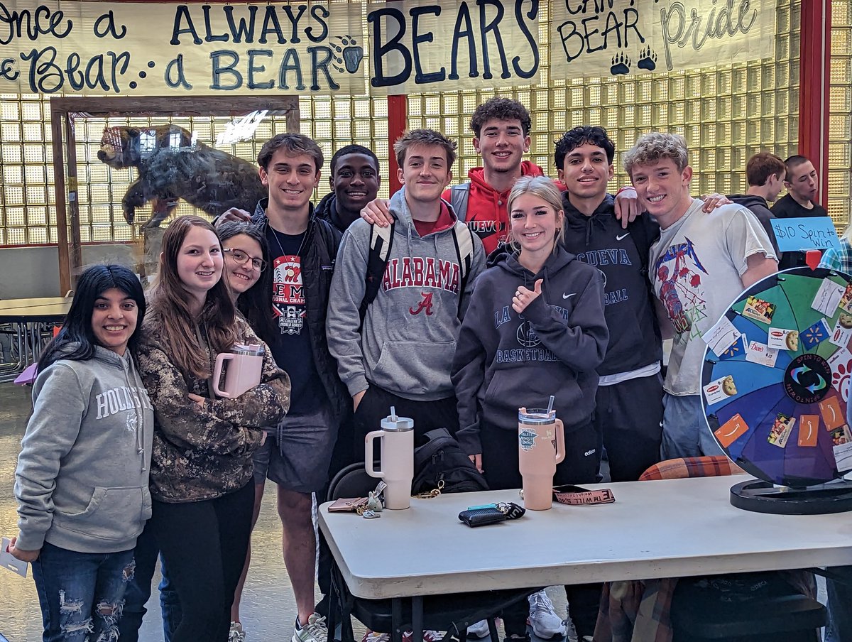 Make-a-Wish Spin to Win! LC Bears making a difference 💙🐻 #WALC