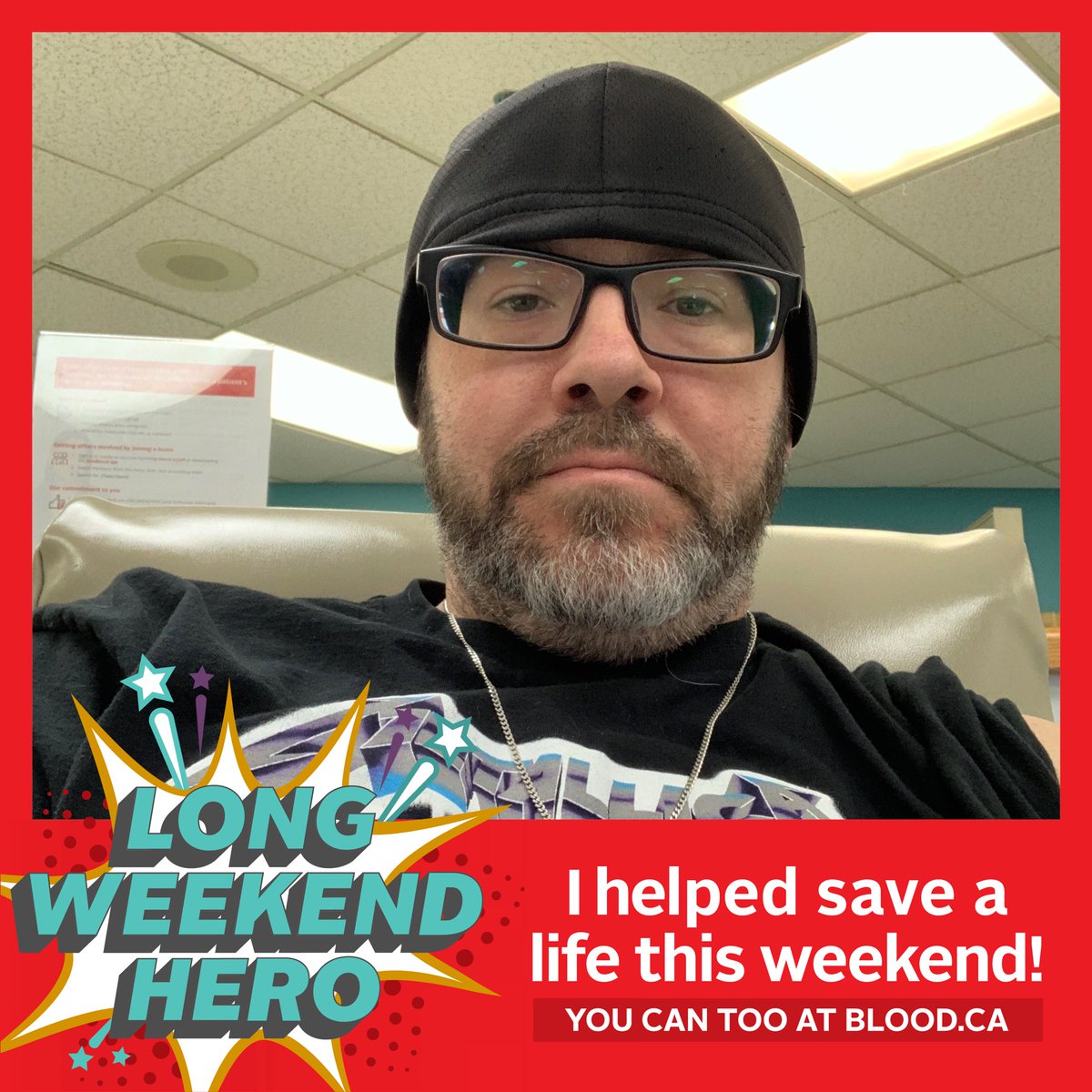 ⁦<a href="/redcrosscanada/">Canadian Red Cross</a>⁩ Doesn’t take very long. It’s a vital part of my Life routine!! Giving for those in need. I believe saving lives, was my life duty. #GiveLife #BeAdonor #GiveBlood #itsinyou at ⁦<a href="/BeADonorOntQue/">Gift of Life-Be A Donor</a>⁩