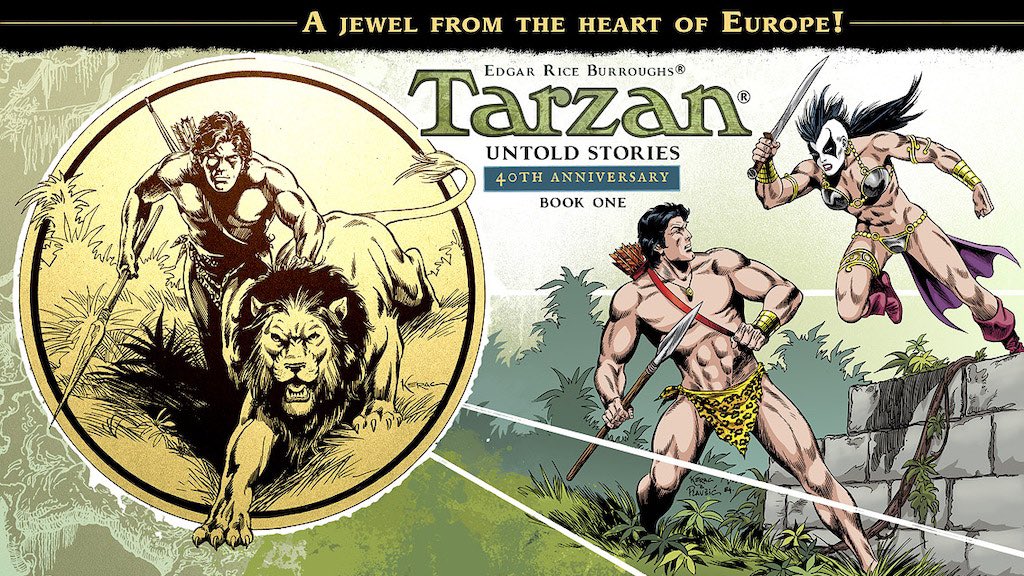 Now live on Kickstarter—TARZAN: UNTOLD STORIES 40th Anniversary deluxe graphic novel! kickstarter.com/projects/27424… #Tarzan #EdgarRiceBurroughs #Darkwood #graphicnovel #comicbook #Kickstarter