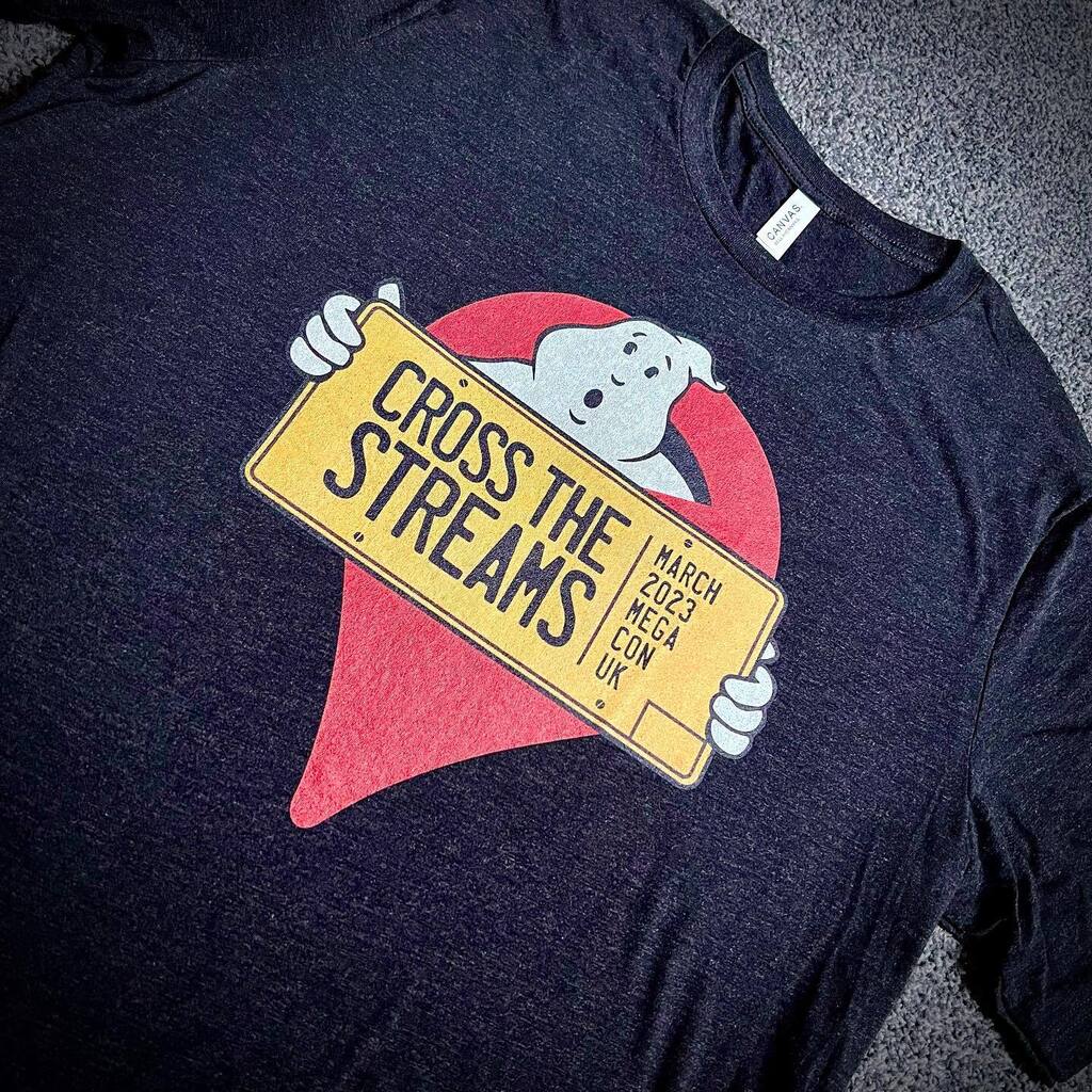 GhostbustersWR's tweet photo. Got my @crossthestreamsuk tee today!! Getting a little bit excited now 😬 
Can’t wait to see how many of us turn up to @megaconlive in March!!

#ghostbusters #megacon #megaconlive #megaconlivebirmingham #crossthestreamsuk #cts #ctsuk #cosplay #costume… https://t.co/Tb3zFmd3UU https://t.co/wIm3lHFk6m