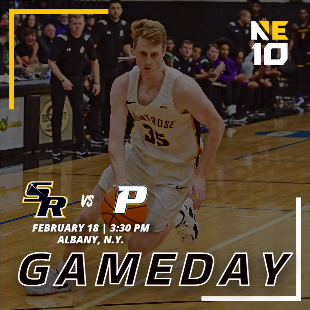Senior Day! @saintrosembb will recognize Frankie Phelan, Sean Dadey, Eric Fleming, and Josh McGettigan in the pregame leading up to a 3:30 pm tip with Pace! #gogoldenknights Live Video: bit.ly/3QSpqOj Live Stats: bit.ly/3E42lEB
