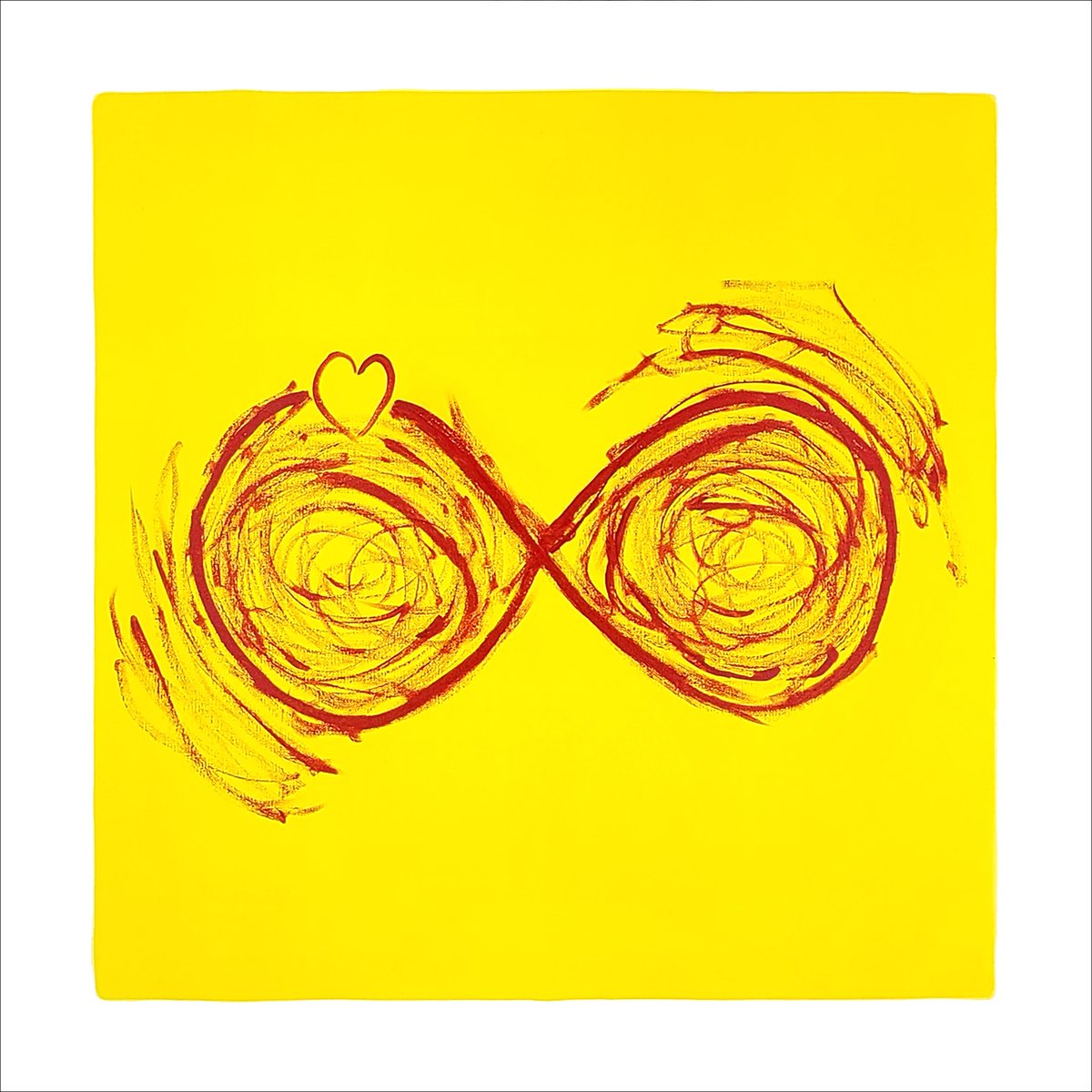 Disordine Infinito
January 2023
acrylic on canvas
Cento Cuori collection
30"W x 30"H (76.2cm x 76.2cm)

Love and happiness are infinitely messy. But worth it!

raggio.art/products/disor…

#painter #contemporarypainting #naivepainting #abstractpainting #fingerlakes #like #follow