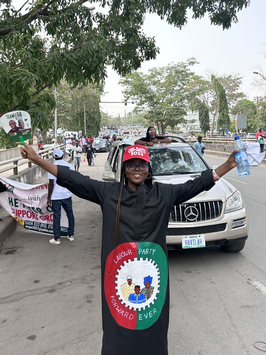 Earlier today I was at the Abuja #100MillionManMarchForObiDatti