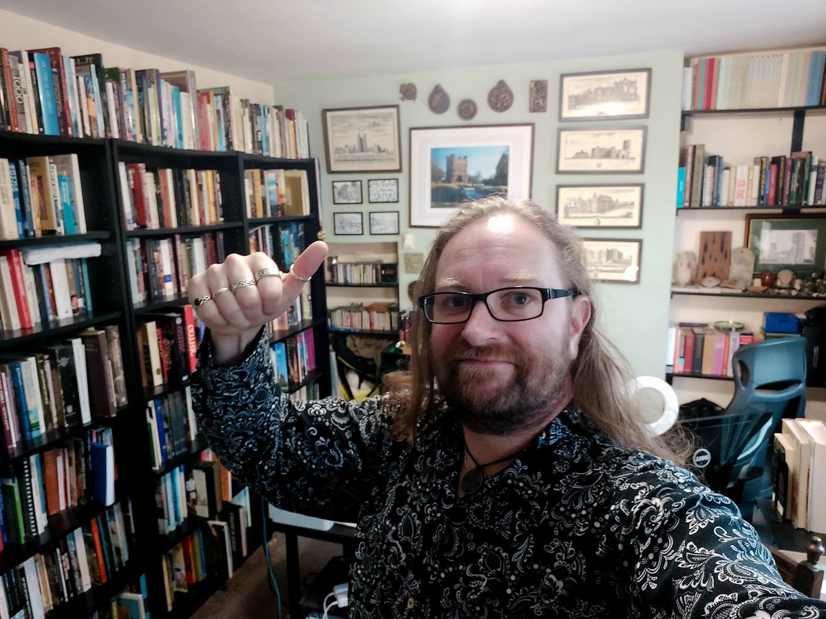 We're at the halfway point and, although my brain is mostly functioning, the strain is starting to show on my throat - more Vocalzones needed! I also have a cat loudly protesting at the study door. Stonemasons are the next subject up...