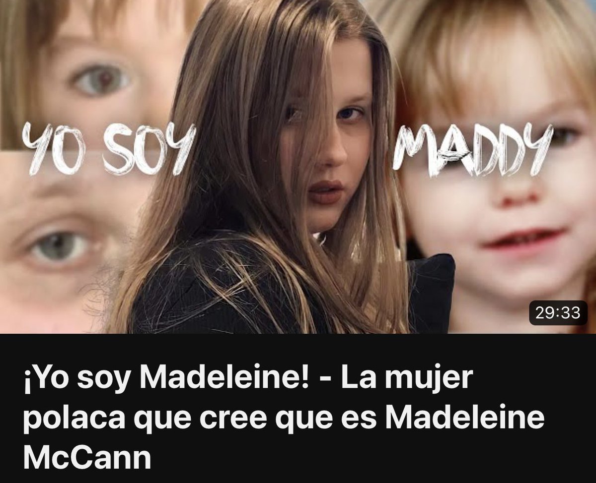 paul_lando's tweet photo. Ya está arriba “Yo soy Madeleine - La mujer polaca que cree que es Madeleine McCann” https://t.co/UIMJ6QMwTh https://t.co/uHfoMxV3qa