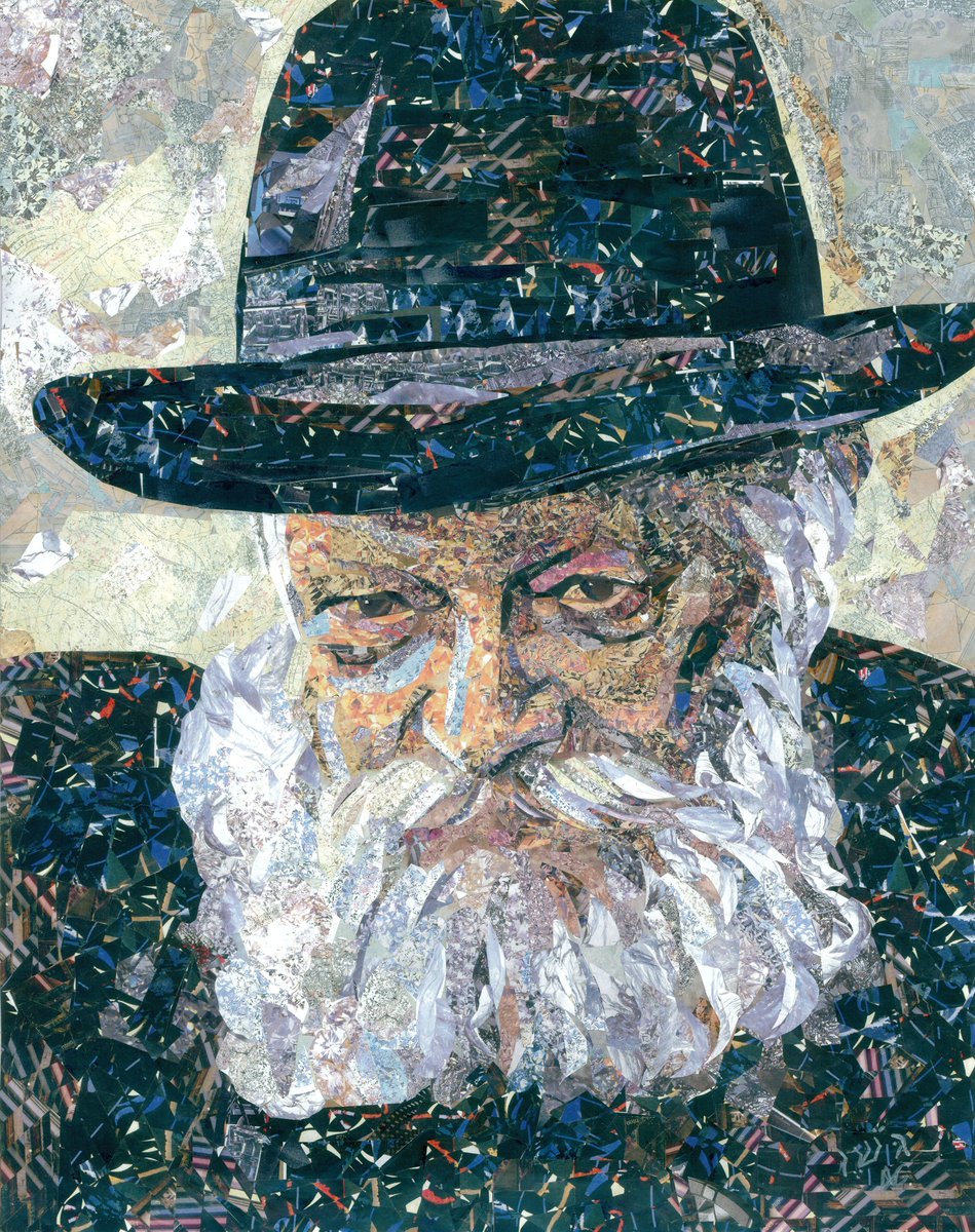 LUBAVITCHER REBE. Artistic collage made by Alex Gashunin.
#judaica #rebe #lubavitcherrebe #jewishorthodox #rabai #israel #jewishart