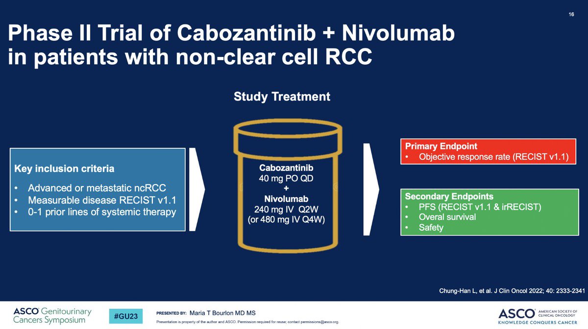 BourlonMaite's tweet photo. Thanks @ASCO for the opportunity! 🇲🇽👩🏻‍⚕️ 💙

Best of journals in Medical Oncology for RCC #kidneycancer @IKCCorg 

🔸Triple therapy in mRCC 
🔹TKI &amp; IO cabo+nivo one of the highest responses in non-clear cell
🔸Pembro continues to have DFS. Atezolizumab &amp; Ipi/Nivo no DFS or OS https://t.co/5tihGkavG8