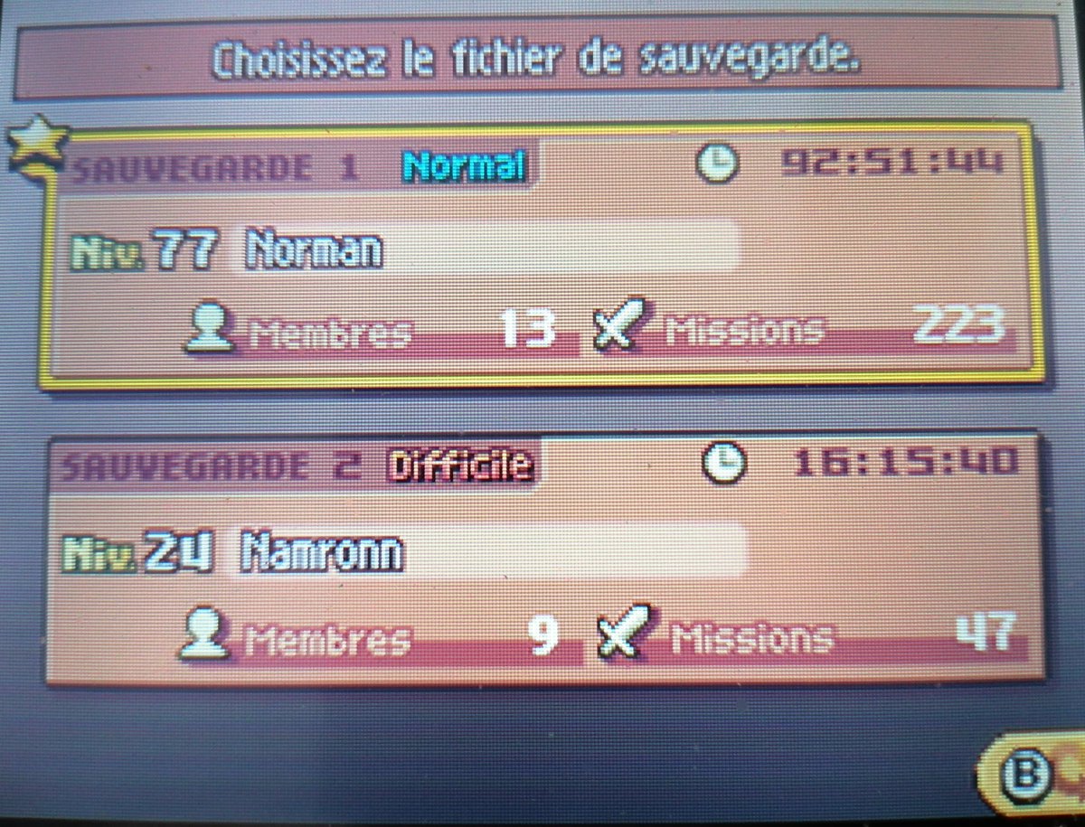 magus1er's tweet image. Je précise que j&apos;ai acheté ce jeu d&apos;occasion il y&apos;a un certain temps et je vais faire ma première save 😊
Mais que vois je !? C&apos;etait le jeu de Norman 😱😵😱😵😱
🤣🤣🤣🤣🤣🤣🤣🤣
#FinalFantasyTacticsA2 #NintendoDS