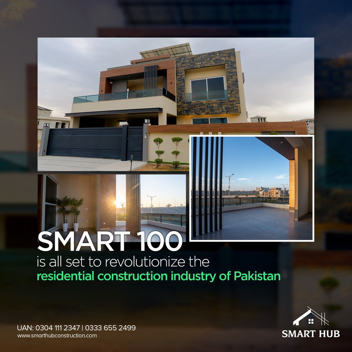 SmarthubE's tweet photo. When everything is smart-tech around us, why not a smart house? βπ€·β
Smart 100 is our flagship project to introduce smart-tech-based homes in Pakistan incorporating the best global brands.
UAN 0304 111 2347, 0333 655 2499
#SmartLiving #Smart100 #Smart944 #Smart50 #SmartHub https://t.co/3VAwPKFZun