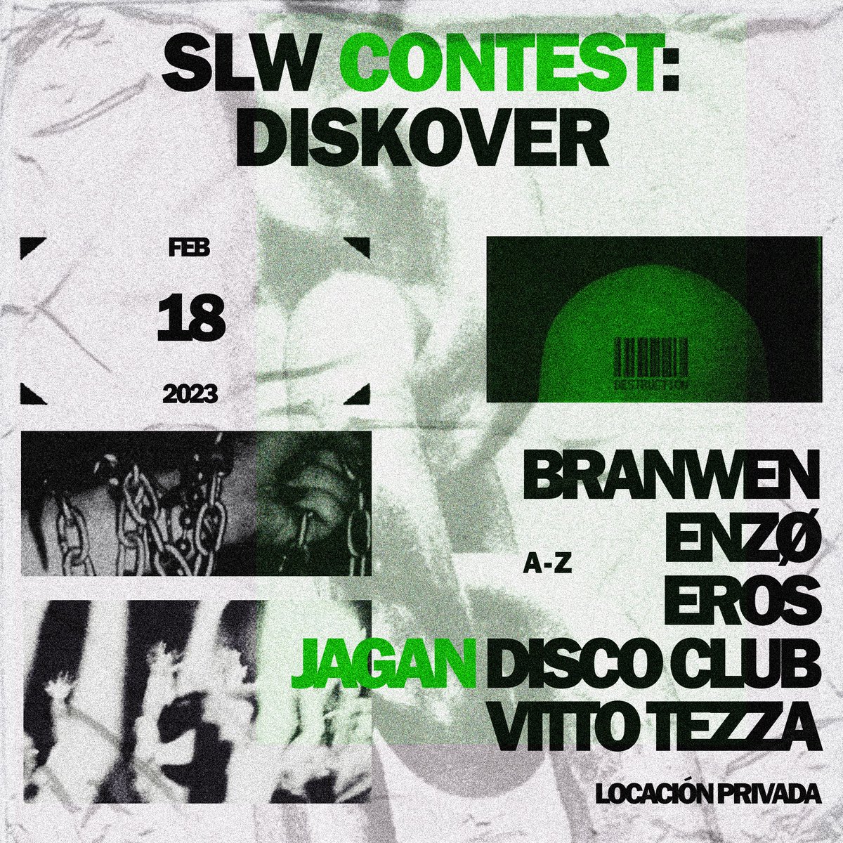 llegó el día 🖤

hoy vamos a escuchar nuevos talentos, nuevos artistas invitados, nuevos artistas residentes, nuevas oportunidades ✨

SLW DISKOVER - 18 Feb