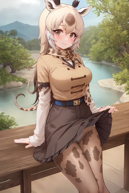 AI描きプログラムでマサイキリンを作ってみました。水着はスリングショット水着で学習したのですが、普通のビキニが出てしまいました🦒

#けものフレンズ
#stablediffusion 
#AIイラスト 