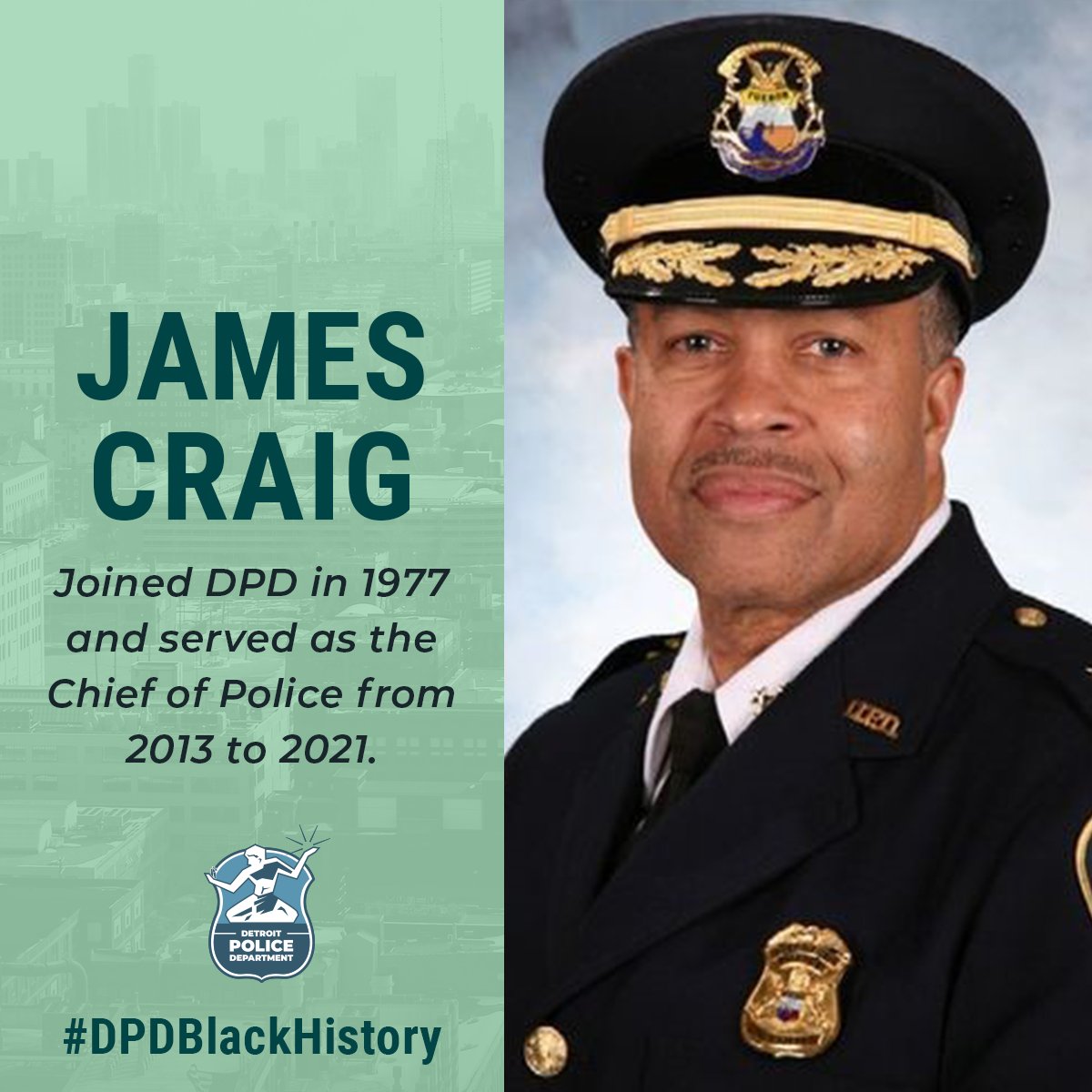 Detroit Police News on Twitter: "#DPDBlackHistory: Former Chief James Craig started his law