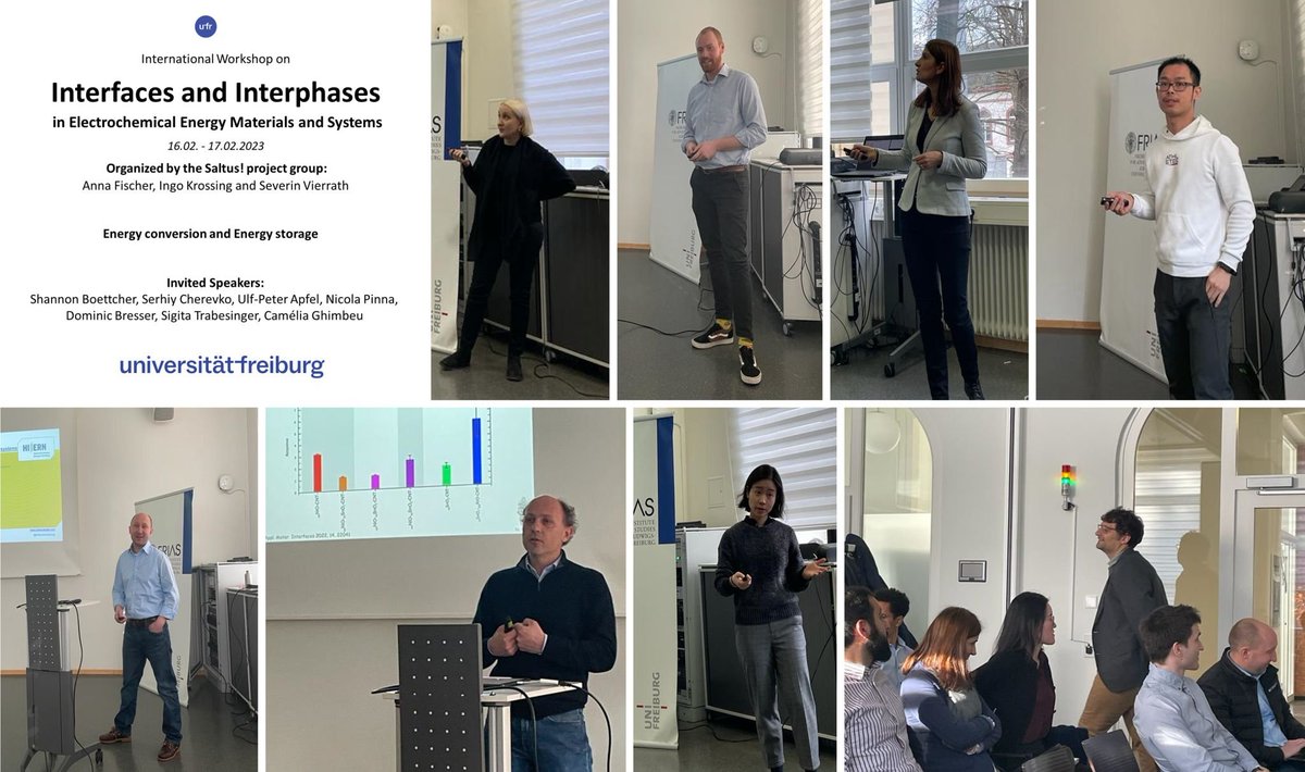 Prof. Dr. Anna Fischer (@annafischerlab) on Twitter photo Yesterday, we continued with the second day of our Workshop "#Interfaces and #Interphases in #Electrochemical #Energy #Materials and #Systems" at <a href="/UniFreiburg/">Universität Freiburg</a>. Super interesting talks, inspiring science and valuable insights and expertise shared! Thanks to all the contributors! Yesterday, we continued with the second day of our Workshop "#Interfaces and #Interphases in #Electrochemical #Energy #Materials and #Systems" at <a href="/UniFreiburg/">Universität Freiburg</a>. Super interesting talks, inspiring science and valuable insights and expertise shared! Thanks to all the contributors!