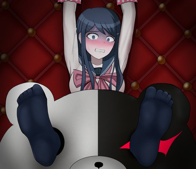 舞園さやかくすぐりおしおき (1/2) 