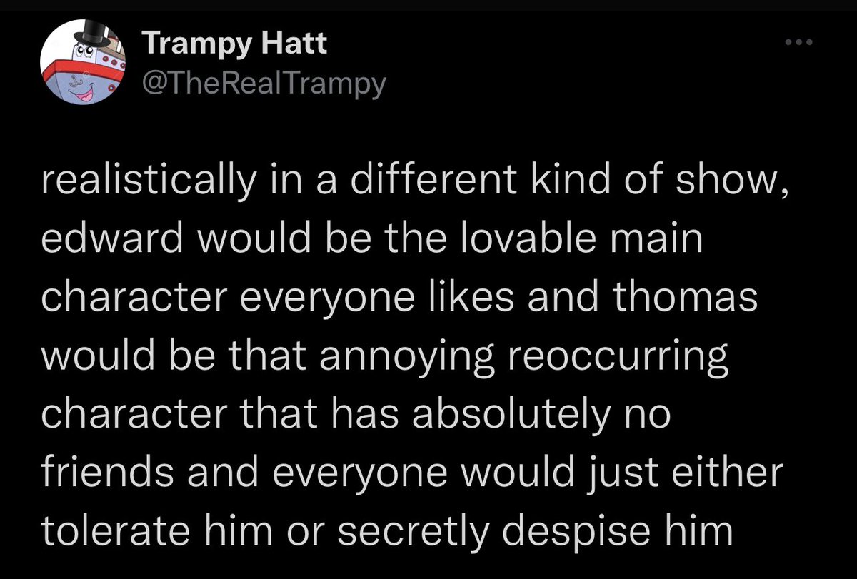 Trampy Hatt on Twitter: "based on this tweet"