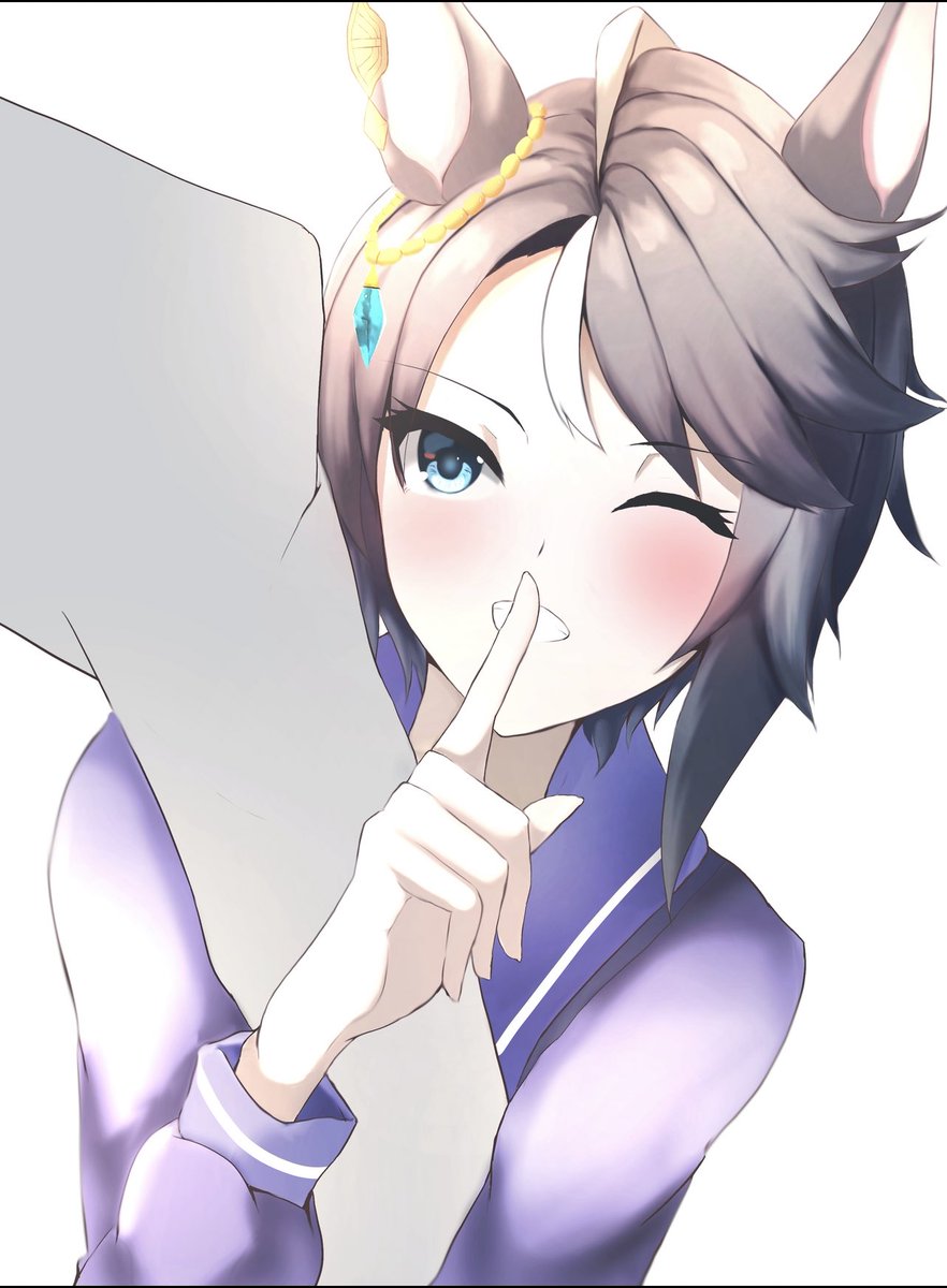 「←最初に描いたフジキセキさん最近描いたフジキセキさん→構図が似てるけど方向性の違」|剃刀鮪のイラスト
