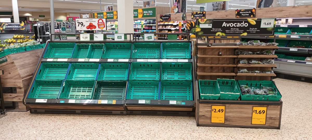 Empty shelves in Morrisons Ebbw Vale, another #Brexit benefit! Well done to all those who voted for this shit show. #BrexitHasFailed #BrexitBritain #BlaenauGwent
