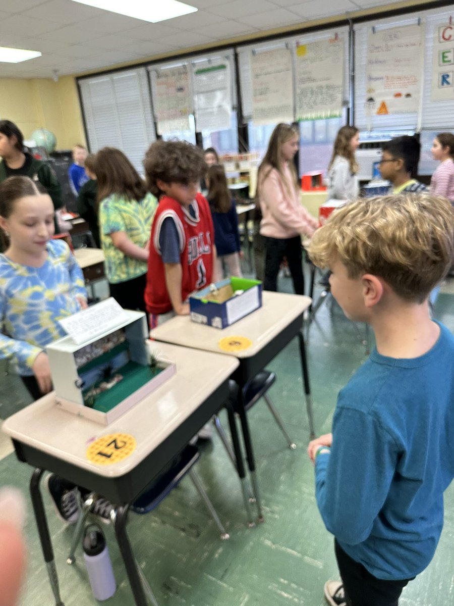 MrsPetridis's tweet photo. Ancient Civilizations! We visited the fifth graders to see all their hard work they did on their dioramas!  @WWP_Dalers https://t.co/gjhlFzs1k8