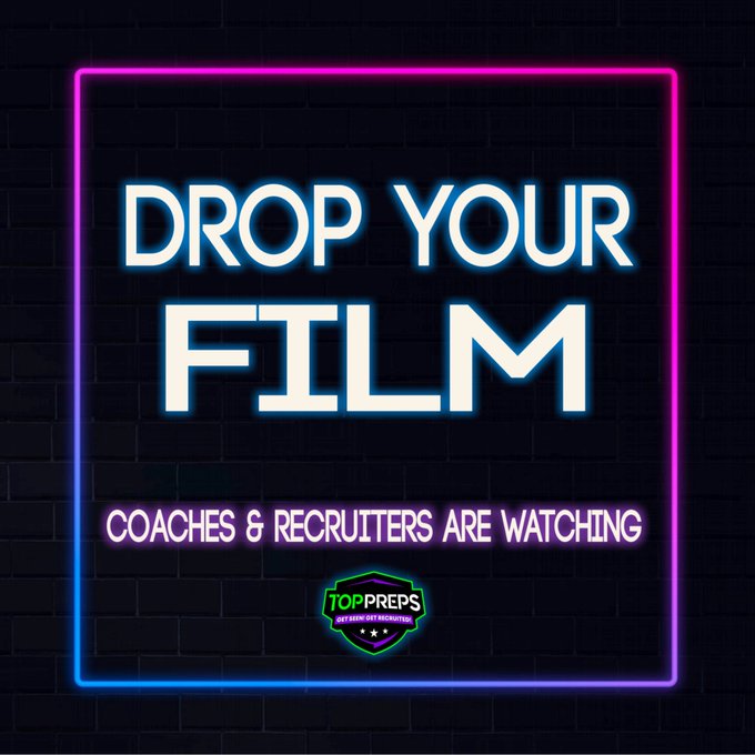 College Coach / College Scout / College Recruiter (@toppreps) on Twitter photo .
DROP YOUR FILM !
February 18 - February 25
Coaches, recruiters, and scouts watch <a href="/TopPreps/">SPORTS NEWS, VIDEOS, GRAPHICS, EXPOSURE & MORE</a>! .
DROP YOUR FILM !
February 18 - February 25
Coaches, recruiters, and scouts watch <a href="/TopPreps/">SPORTS NEWS, VIDEOS, GRAPHICS, EXPOSURE & MORE</a>!
