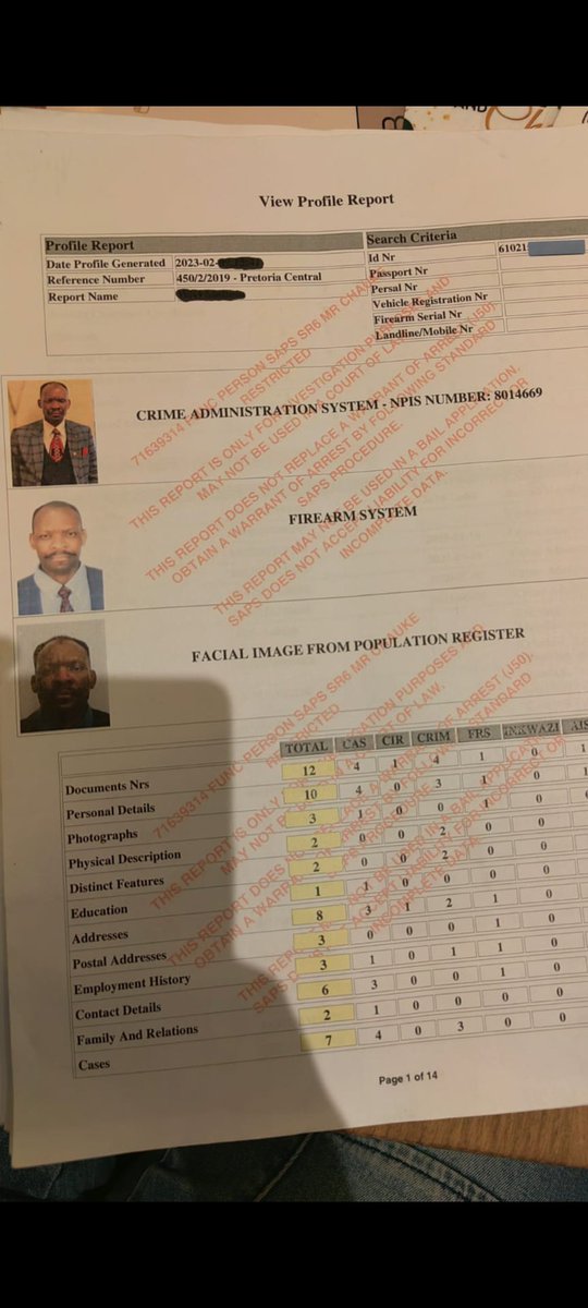 mmodiba10's tweet photo. There's something big happening at IPHC. There's a guy with two id's contesting for leadership claiming to be the son of the late ntate Modise but REFUSES to do DNA tests. Allegedly, he's behind Abel Tau's new party. One of the id's has CRIMINAL RECORDS. 

THIS IS PART 1 https://t.co/wn26Bz4H7S