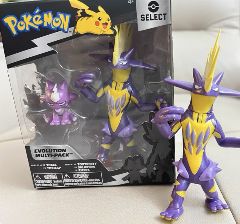 Pokémon - Pack 2 figurines Select Evolution Toxizap, Salarsen