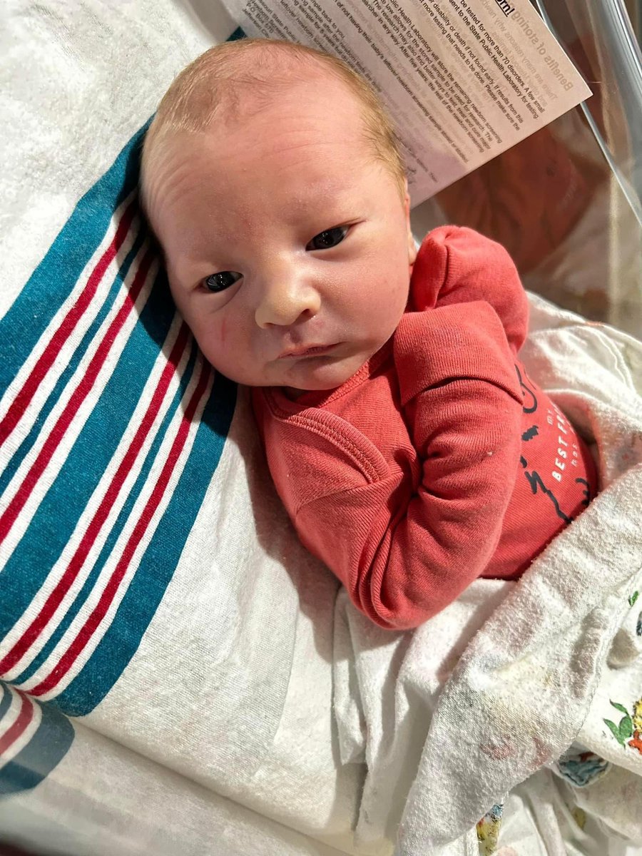 PaytonRawlins's tweet photo. Bowan Wayne Rawlins                                    8lbs 7oz 22in https://t.co/Efsy4YPwZp
